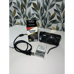 Olympus Stylus‎ SZ-15 16.0MP Digital Camera Black TESTED 2 Battery & Charger